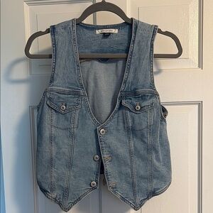 American Eagle Denim Vest
